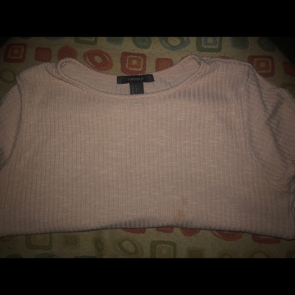 Pink Crop Top - Picture 1 of 2